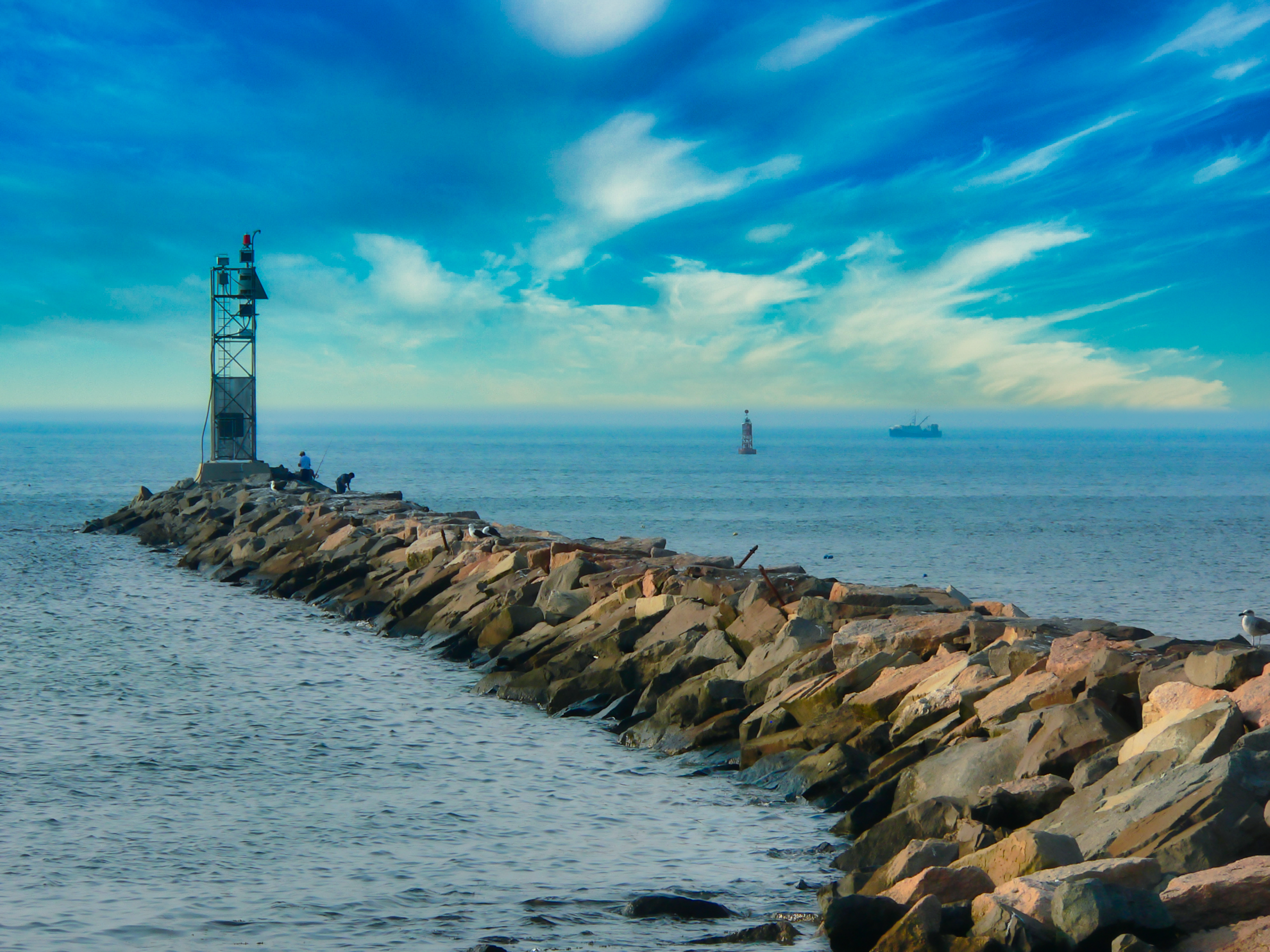 Jetties at Montauk Harbor